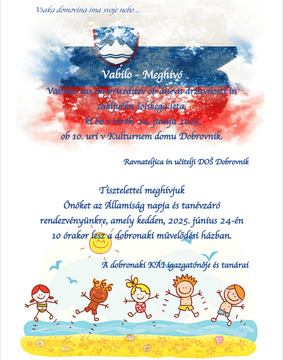 Vabilo na zaključno prireditev 24.06.2025